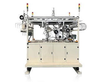 草莓吸塑盒連線自動貼標機